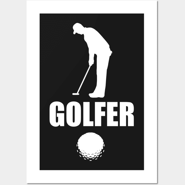 Stylish Golf Wall Art by idlei